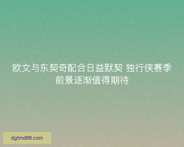 欧文与东契奇配合日益默契 独行侠赛季前景逐渐值得期待